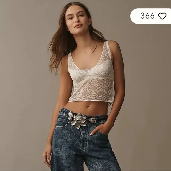 Anthropologie X 8 Other Reasons  Flower Cord Adjustable Leather Wrap Belt NWOT - Picture 4 of 4